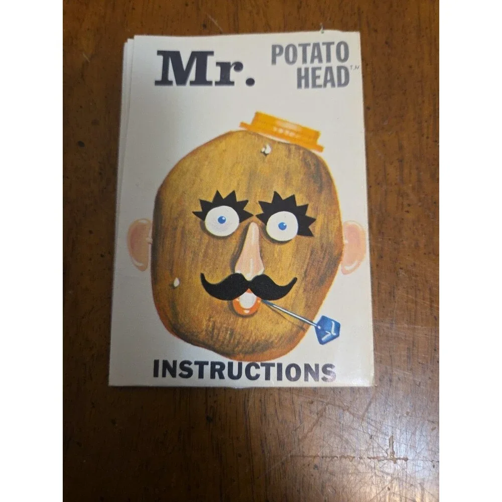 1960s Hasbro Mr Potato Heads Tooty Frooty Friends 50 Pieces in Original Box